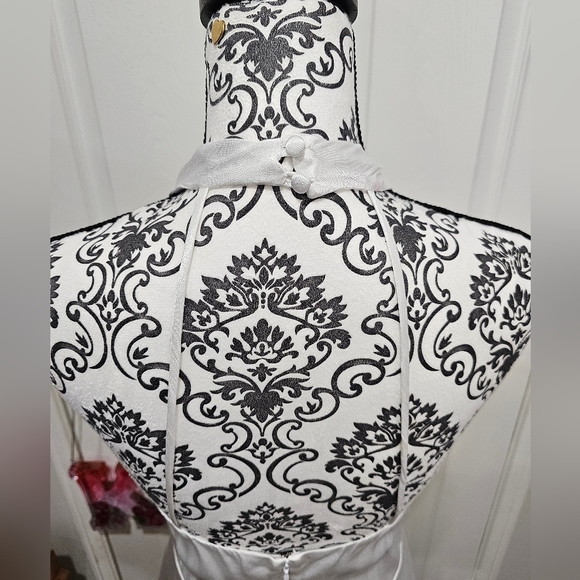 EUC Socialite White Dress Asymmetrical Backless Medium Wedding Bride - Picture 5 of 12